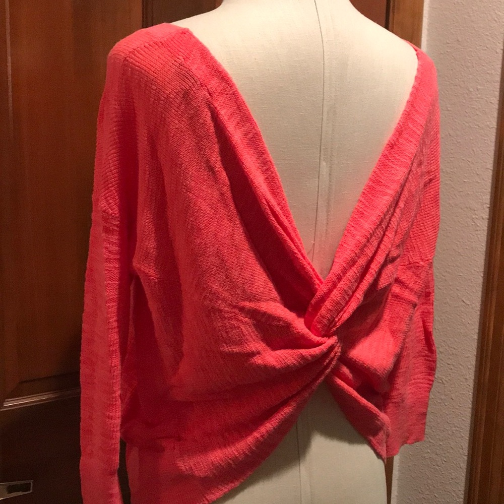 Express | Cross Knot Back Sweater | Backless | S